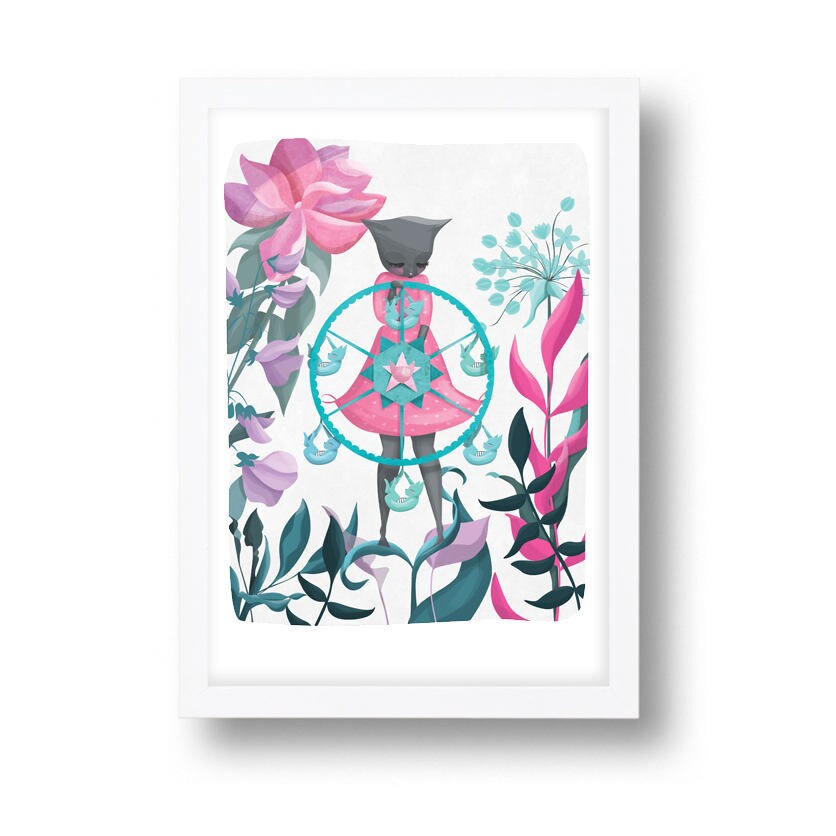 Ferris Wheel Frida Print