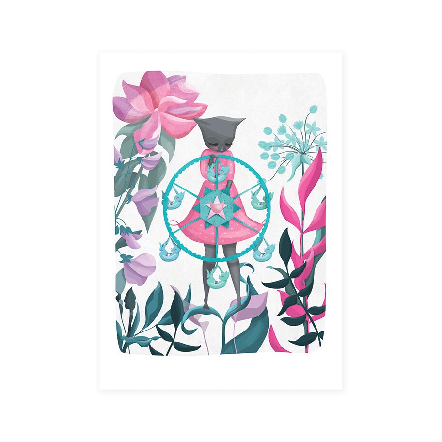 Ferris Wheel Frida Print