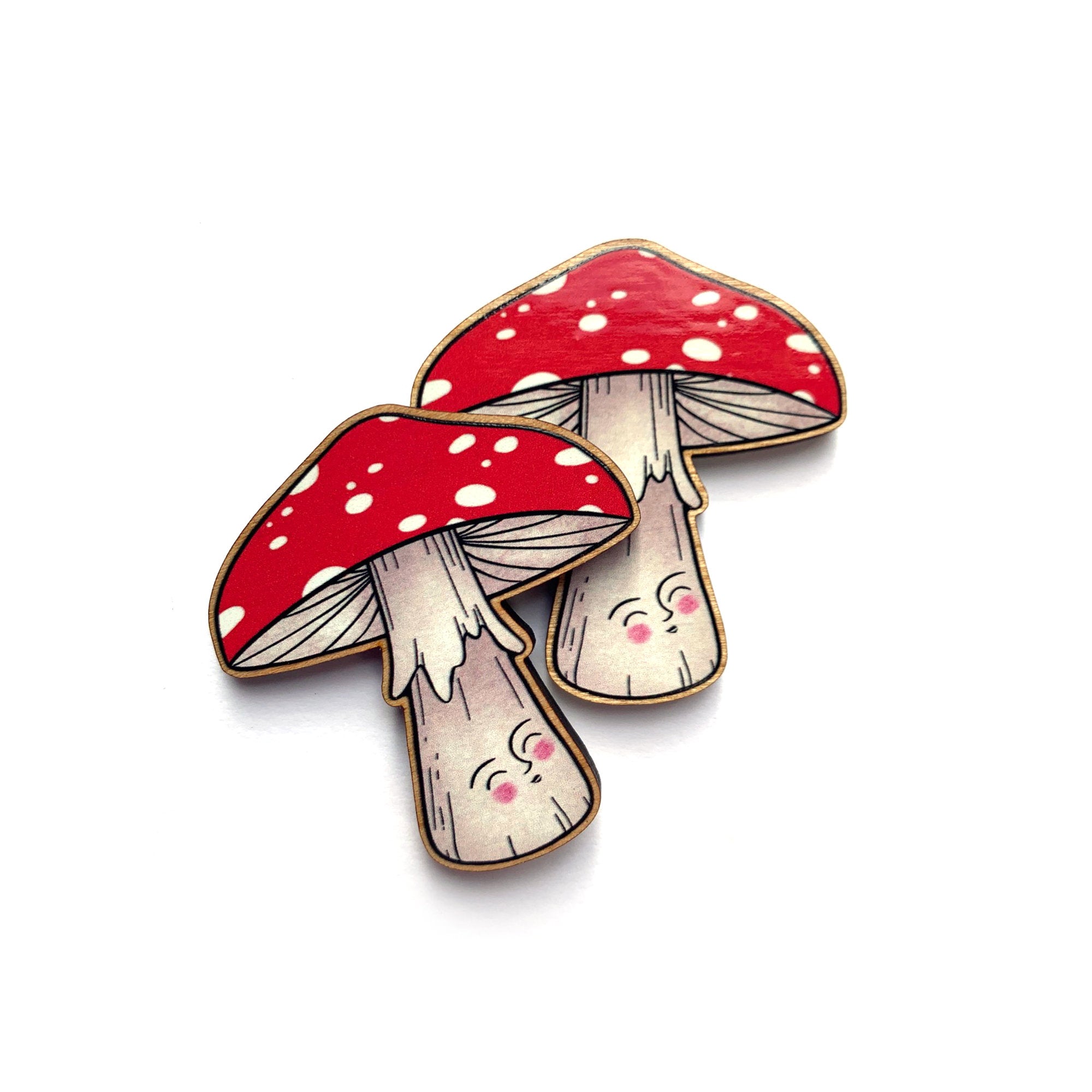 Mushroom Brooch